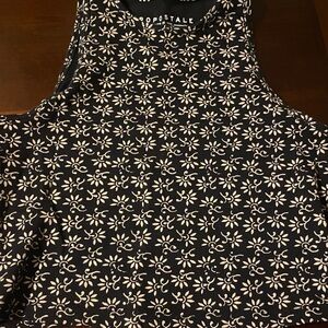 Aeropostale Women's Navy Floral Tank Top